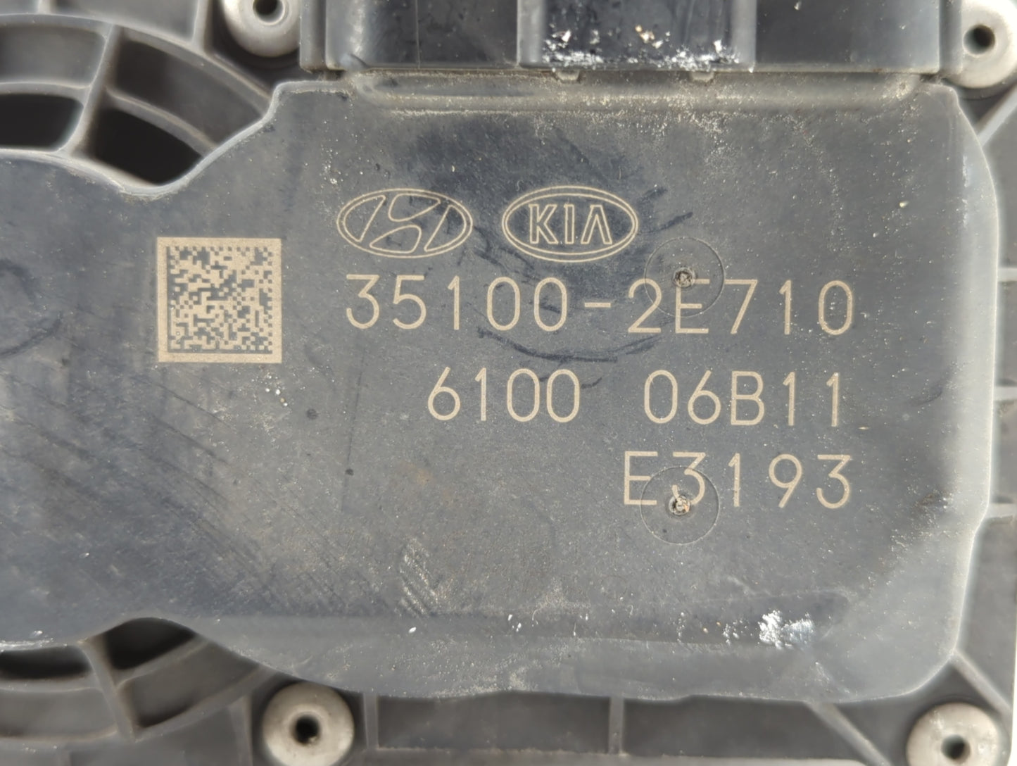 2019 Kia Forte Throttle Body P/N:35100-2E710 Fits OEM Used Auto Parts - Oemusedautoparts1.com