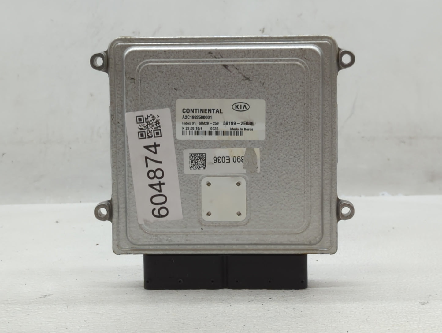 2019-2021 Kia Forte PCM Engine Control Computer ECU ECM PCU OEM P/N:39199-2E036 Fits Fits 2019 2020 2021 OEM Used Auto Parts