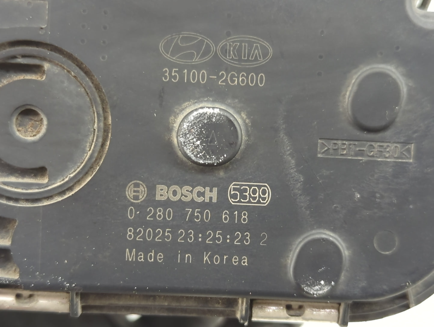 2016-2020 Kia Optima Throttle Body P/N:0 280 750 618 35100-2G600 Fits Fits 2015 2016 2017 2018 2019 2020 2021 OEM Used Auto