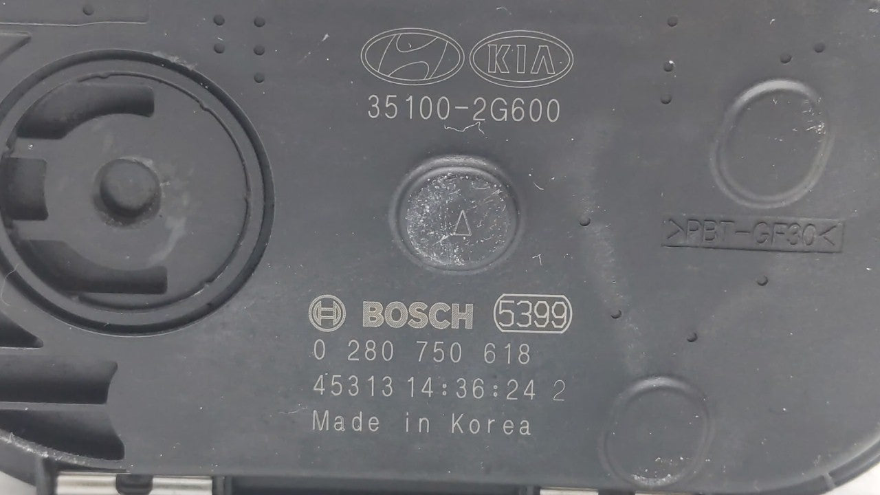 2016-2019 Kia Optima Throttle Body P/N:0 280 750 618 35100-2G600 Fits Fits 2015 2016 2017 2018 2019 OEM Used Auto Parts - Oe