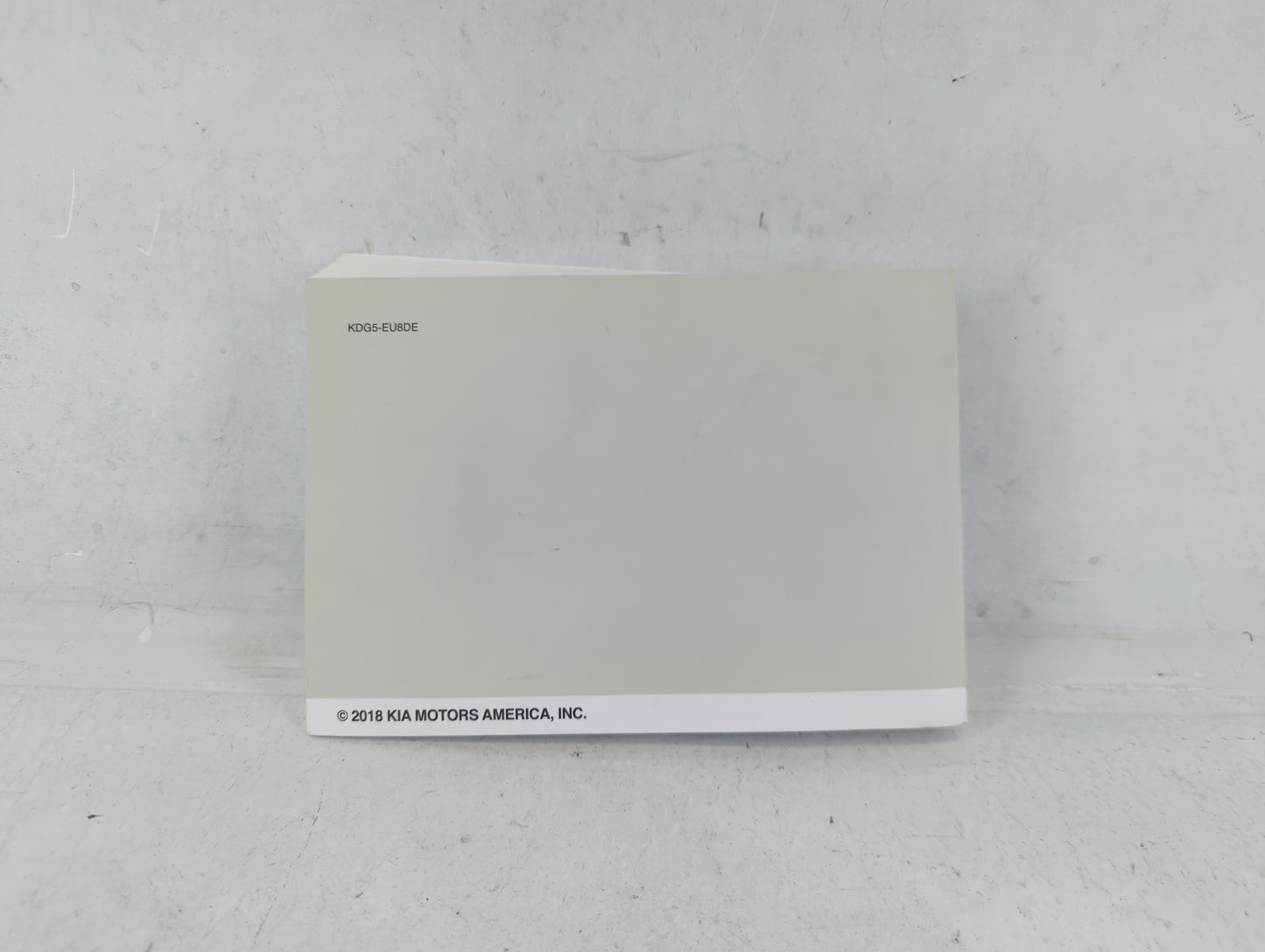 2019 Kia Optima Owners Manual Book Guide P/N:KDG5-EU8DE OEM Used Auto Parts - Oemusedautoparts1.com