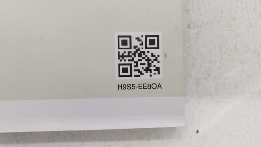 2019 Kia Rio Owners Manual Book Guide OEM Used Auto Parts