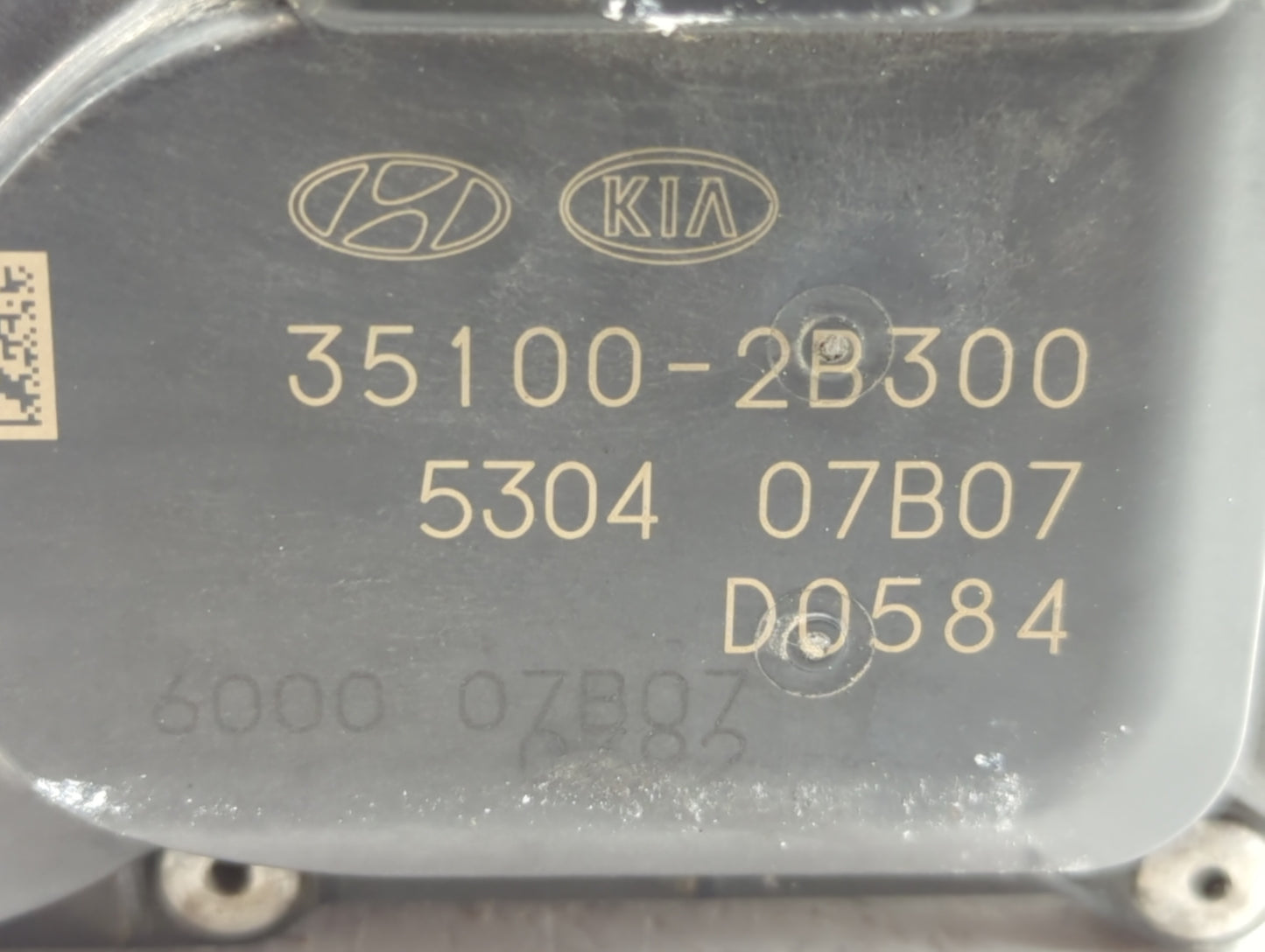 2012-2019 Kia Rio Throttle Body P/N:35100-2B300 Fits Fits 2012 2013 2014 2015 2016 2017 2018 2019 OEM Used Auto Parts - Oemu