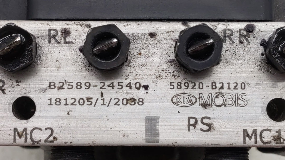 2017-2019 Kia Soul Anti-Lock Brake ABS Pump Module Actuator OEM P/N:B2589-33540 58900-B2120, B2589-24540 Fits Fits 2017 2018