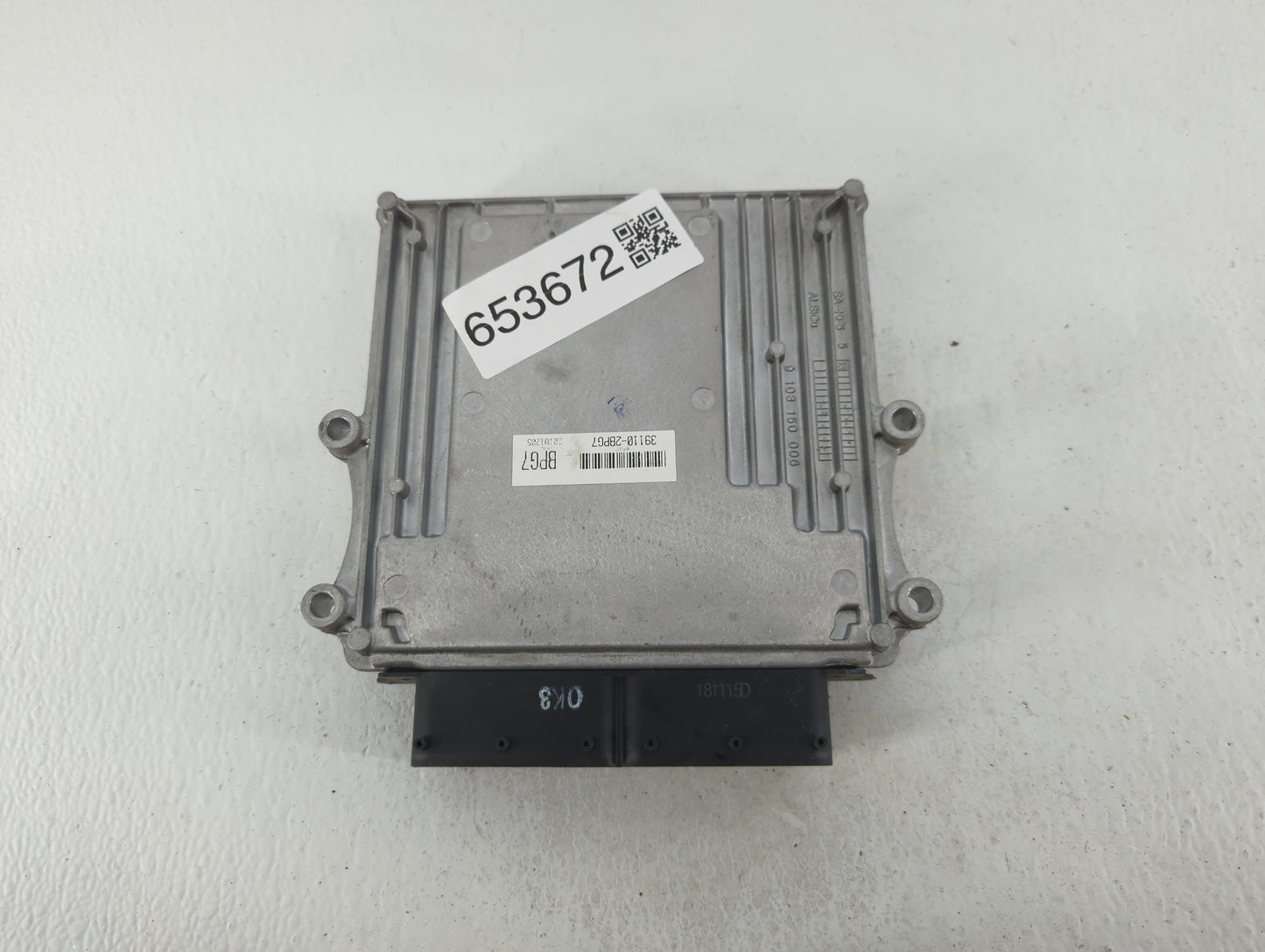 2017-2019 Kia Soul PCM Engine Control Computer ECU ECM PCU OEM P/N:39110-2BPF7 Fits Fits 2017 2018 2019 OEM Used Auto Parts