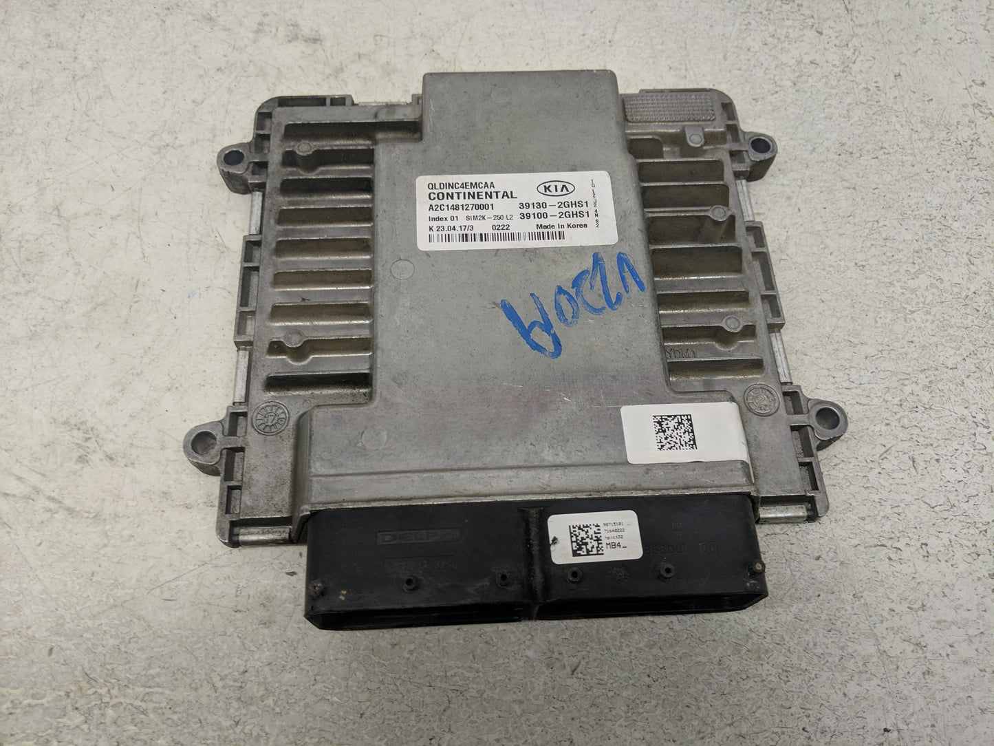 2017-2019 Kia Sportage PCM Engine Control Computer ECU ECM PCU OEM P/N:39100-2GHS1 39130-2GHS1 Fits Fits 2017 2018 2019 OEM