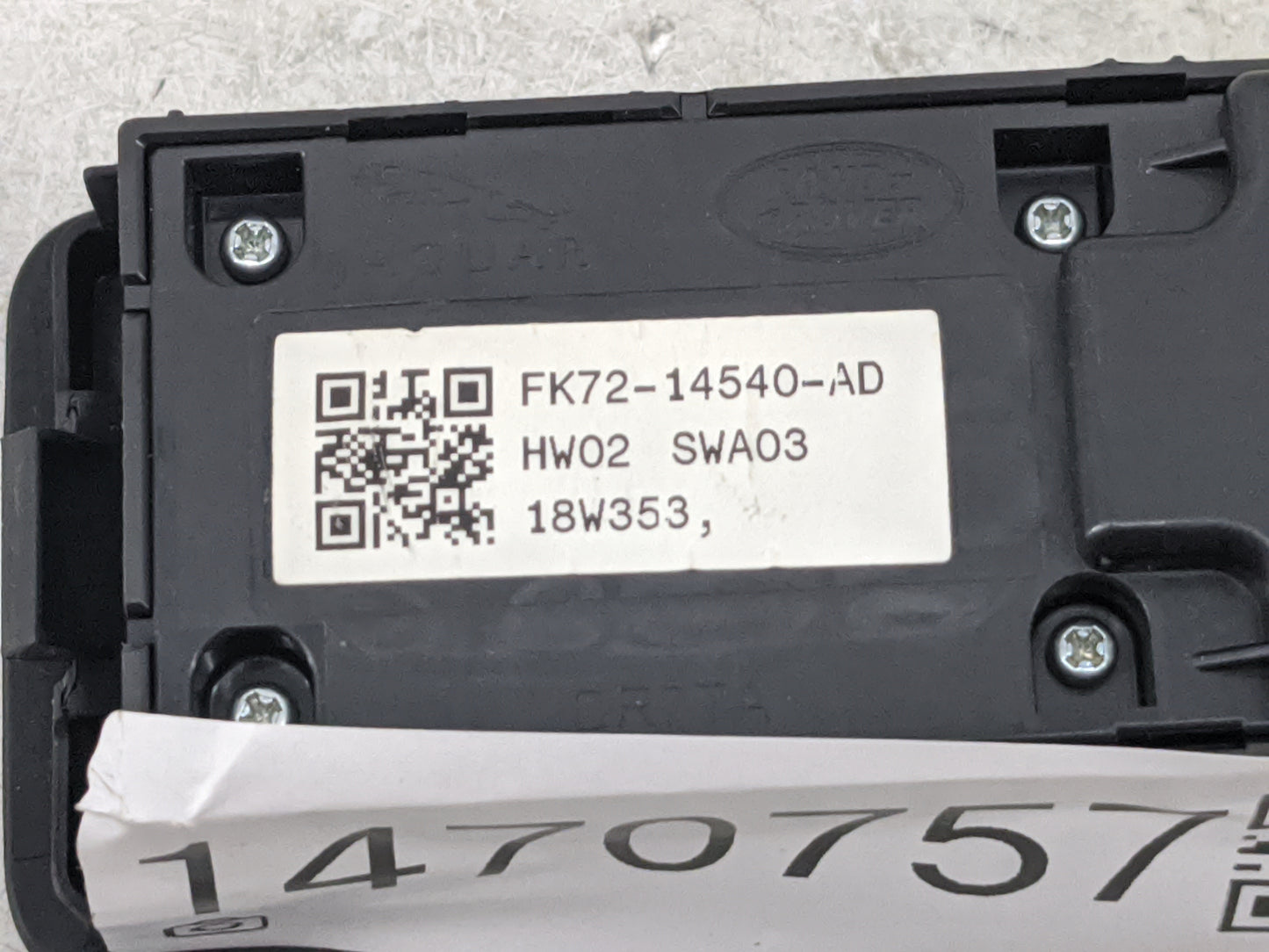 2015-2019 Land Rover Discovery Sport Master Power Window Switch Replacement Driver Side Left P/N:FK72-14540-AD HW02 Fits OEM
