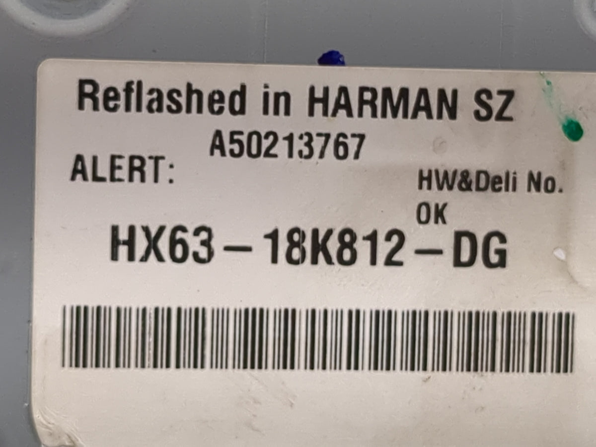 2017-2019 Land Rover Discovery Sport Radio AM FM Cd Player Receiver Replacement P/N:HX63-18K812-DG A50213767 Fits OEM Used A