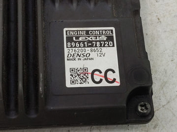 2019 Lexus Nx300 PCM Engine Control Computer ECU ECM PCU OEM P/N:89661-78720 89661-8652 Fits OEM Used Auto Parts