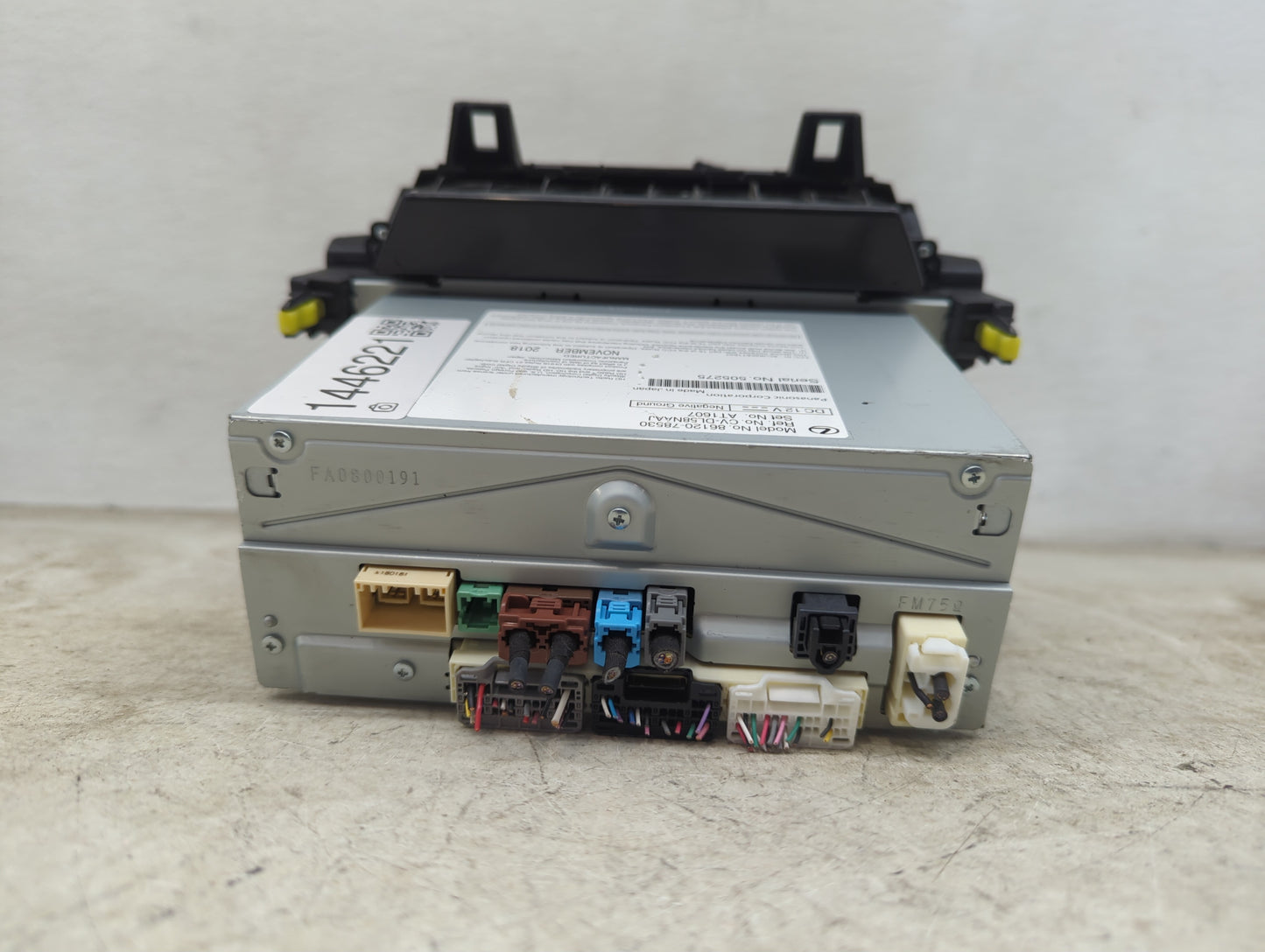 2019 Lexus Nx300 Radio AM FM Cd Player Receiver Replacement P/N:86120-78530 CV-DL58NAAJ Fits OEM Used Auto Parts - Oemusedau