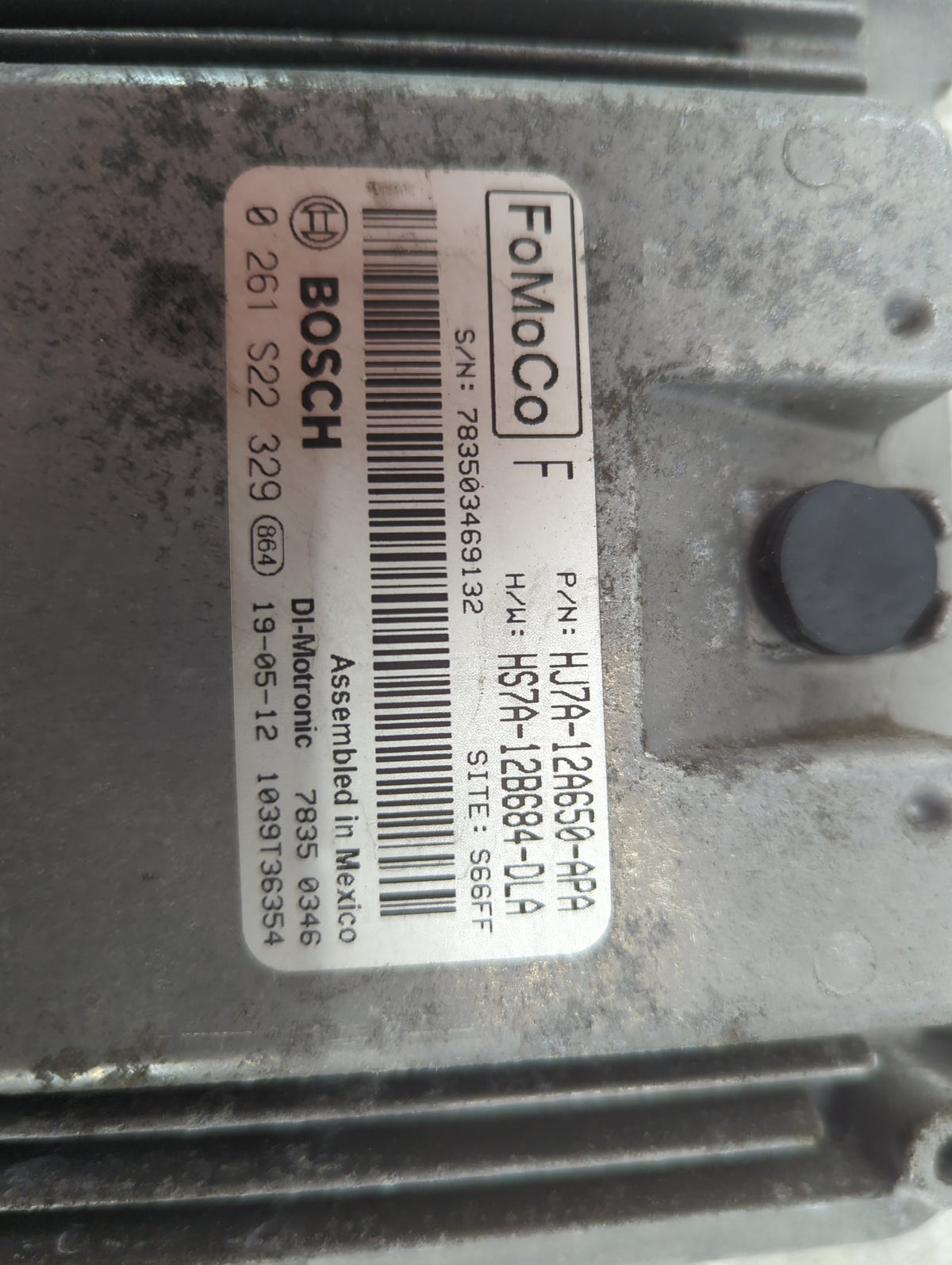 2015-2019 Lincoln Mkc PCM Engine Control Computer ECU ECM PCU OEM P/N:HJ7A-12A650-APA HS7A-12B684-DLA Fits OEM Used Auto Par