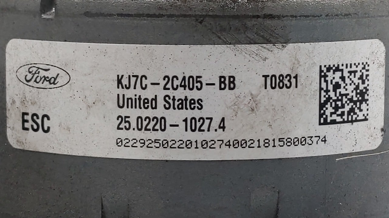 2019 Lincoln Mkc ABS Pump Control Module Replacement P/N:KJ7C-2C405-CA KJ7C-2C405-BB Fits OEM Used Auto Parts - Oemusedautop
