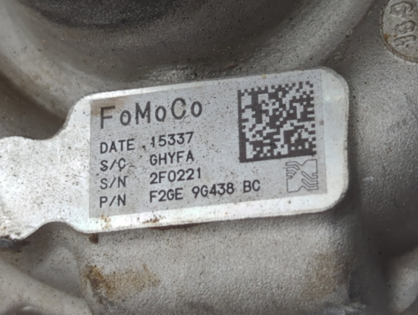 2017 Lincoln Mkc Turbocharger Turbo Charger Super Charger Supercharger - Oemusedautoparts1.com