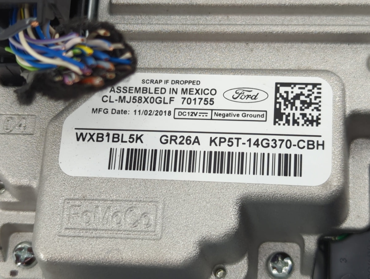 2017-2020 Lincoln Mkz Information Radio Display Screen Black - Oemusedautoparts1.com
