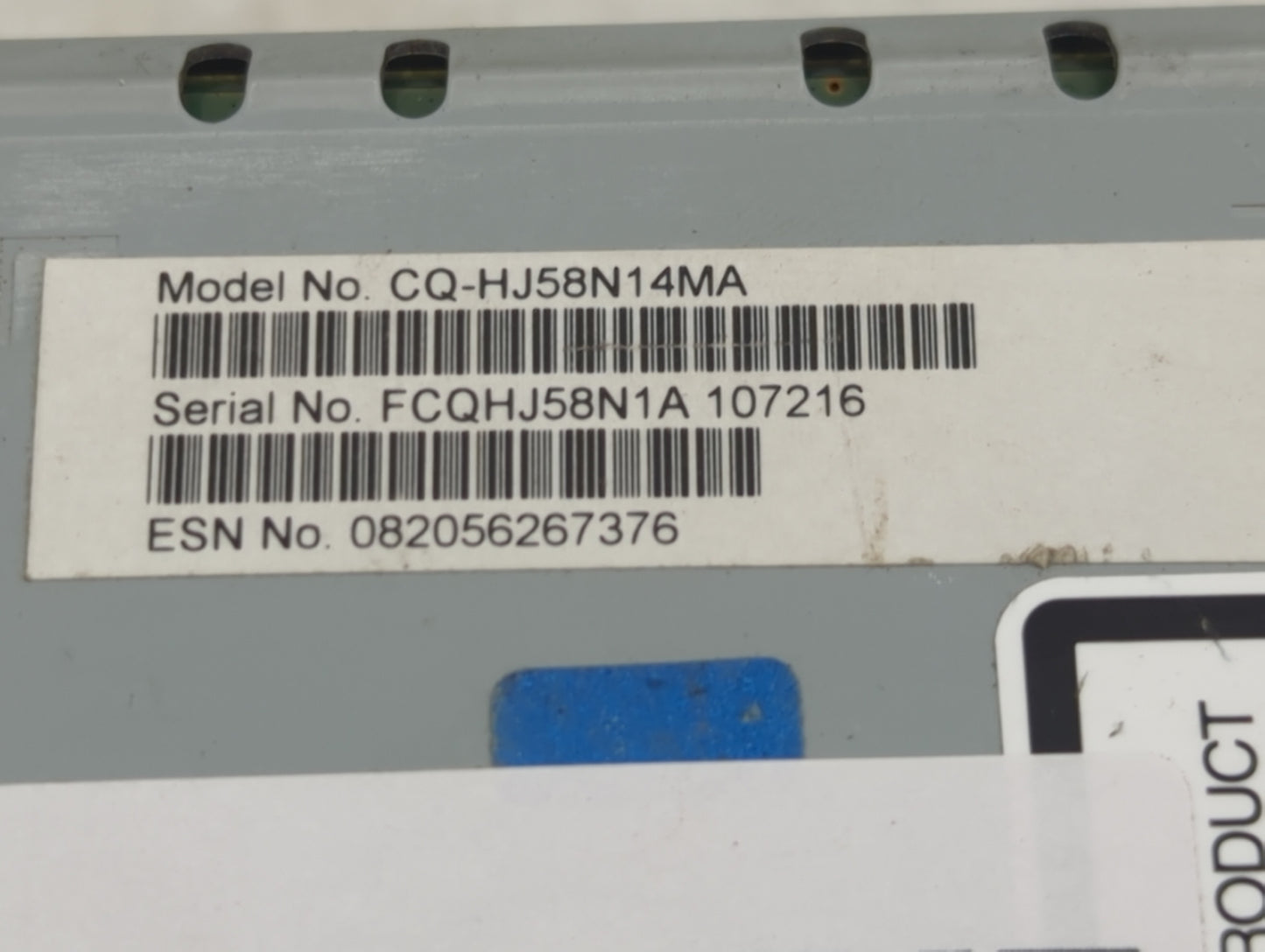 2019-2020 Lincoln Nautilus Radio AM FM Cd Player Receiver Replacement P/N:CQ-HJ58N14MA FCQHJ58N1A Fits Fits 2019 2020 OEM Us