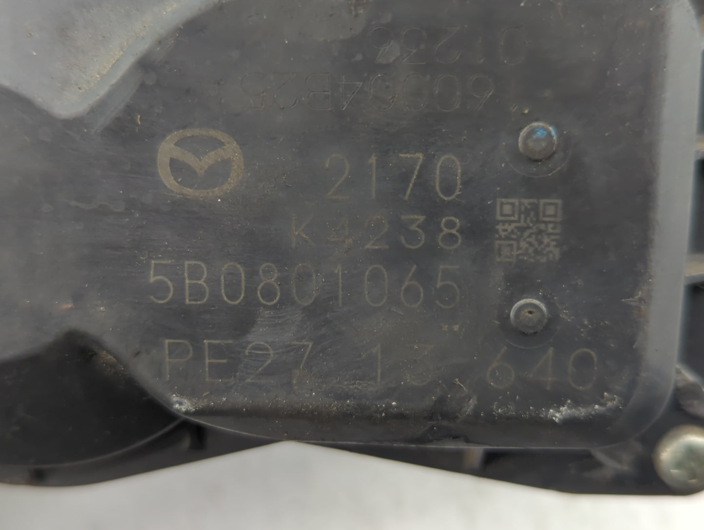 2019-2022 Mazda Cx-3 Throttle Body P/N:5B0801065 Fits Fits 2019 2020 2021 2022 OEM Used Auto Parts - Oemusedautoparts1.com