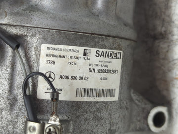2017-2021 Mercedes-benz C300 Air Conditioning A/c Ac Compressor Oem 1413799