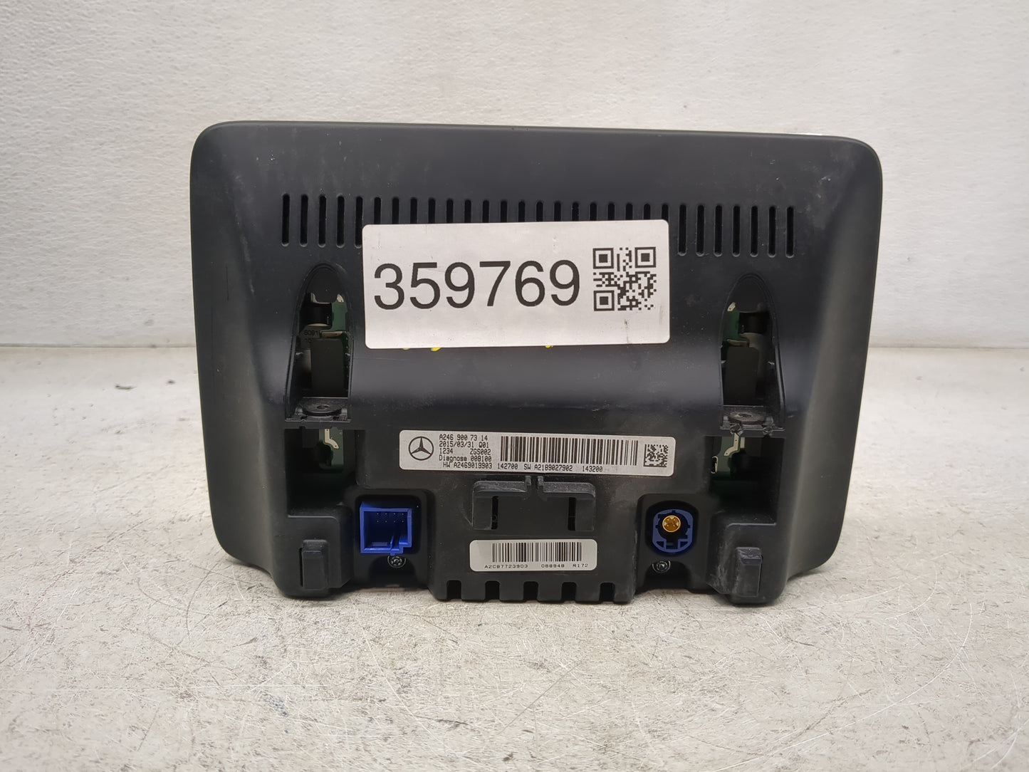 2017-2019 Mercedes-benz Cla250 Information Display Screen 359769 - Oemusedautoparts1.com