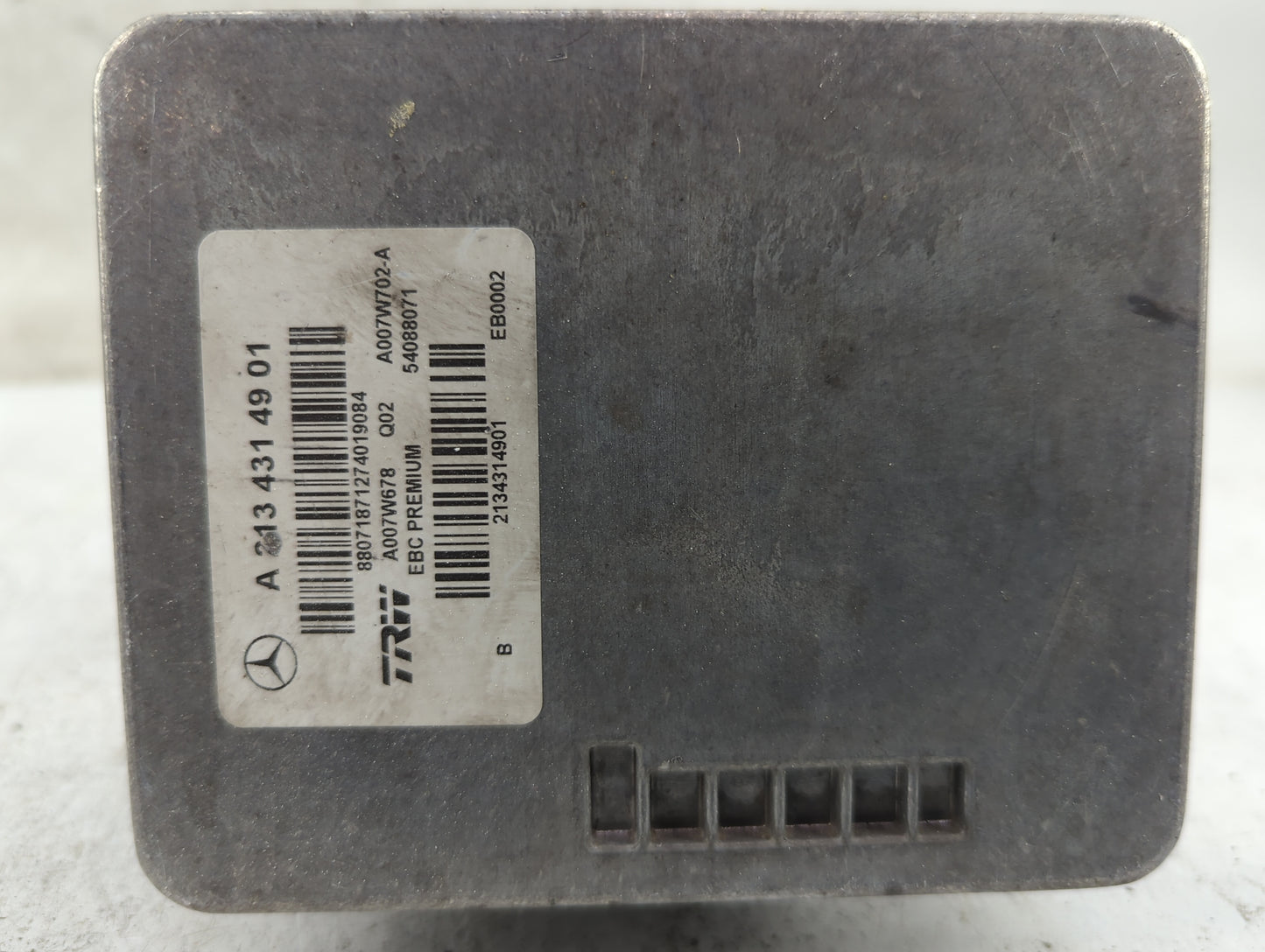 2019-2020 Mercedes-Benz E450 ABS Pump Control Module Replacement P/N:A 213 431 49 01 Fits Fits 2018 2019 2020 OEM Used Auto