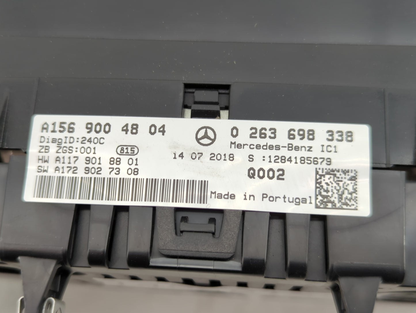 2019 Mercedes-Benz Gla250 Instrument Cluster Speedometer Gauges P/N:A1569004804 0263698338, A1179018801 Miles:67K Fits OEM U