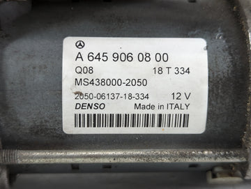 2015-2020 Mercedes-Benz Gla250 Car Starter Motor Solenoid OEM P/N:A 645 906 08 00 Fits OEM Used Auto Parts