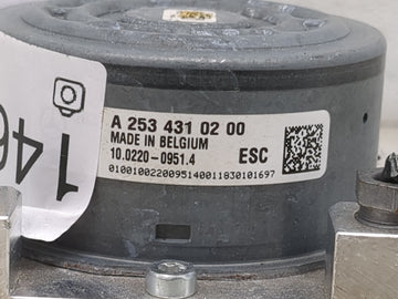 2017-2019 Mercedes-Benz Glc300 Anti-Lock Brake ABS Pump Module Actuator OEM P/N:A 253 431 02 00 Fits Fits 2017 2018 2019 OEM Used Auto Parts