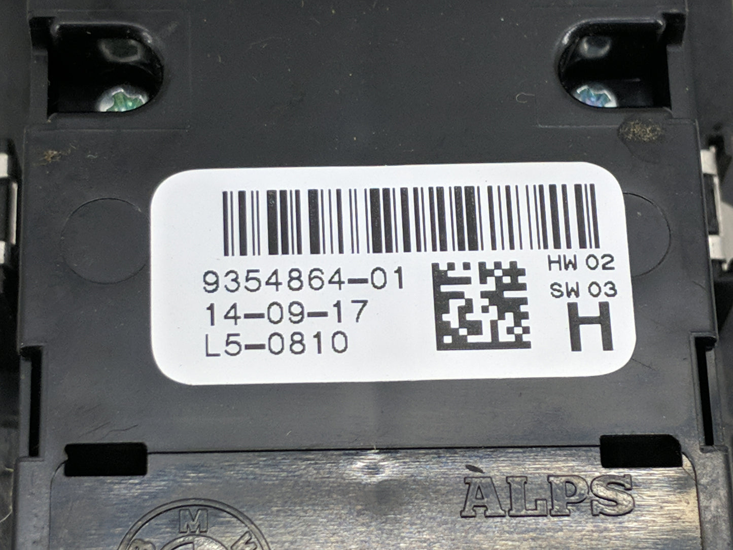 2019 Mini Countryman Master Power Window Switch Replacement Driver Side Left P/N:9354864-01 Fits Fits 2017 2018 OEM Used Aut