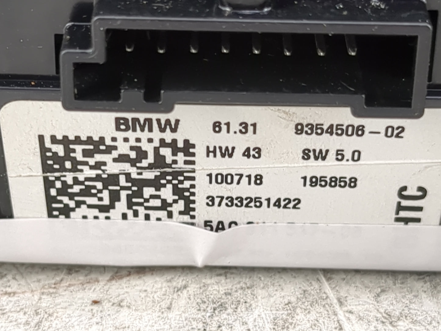 2019 Mini Countryman Radio AM FM Cd Player Receiver Replacement P/N:9354506-02 3733251422 Fits Fits 2016 2017 2018 OEM Used