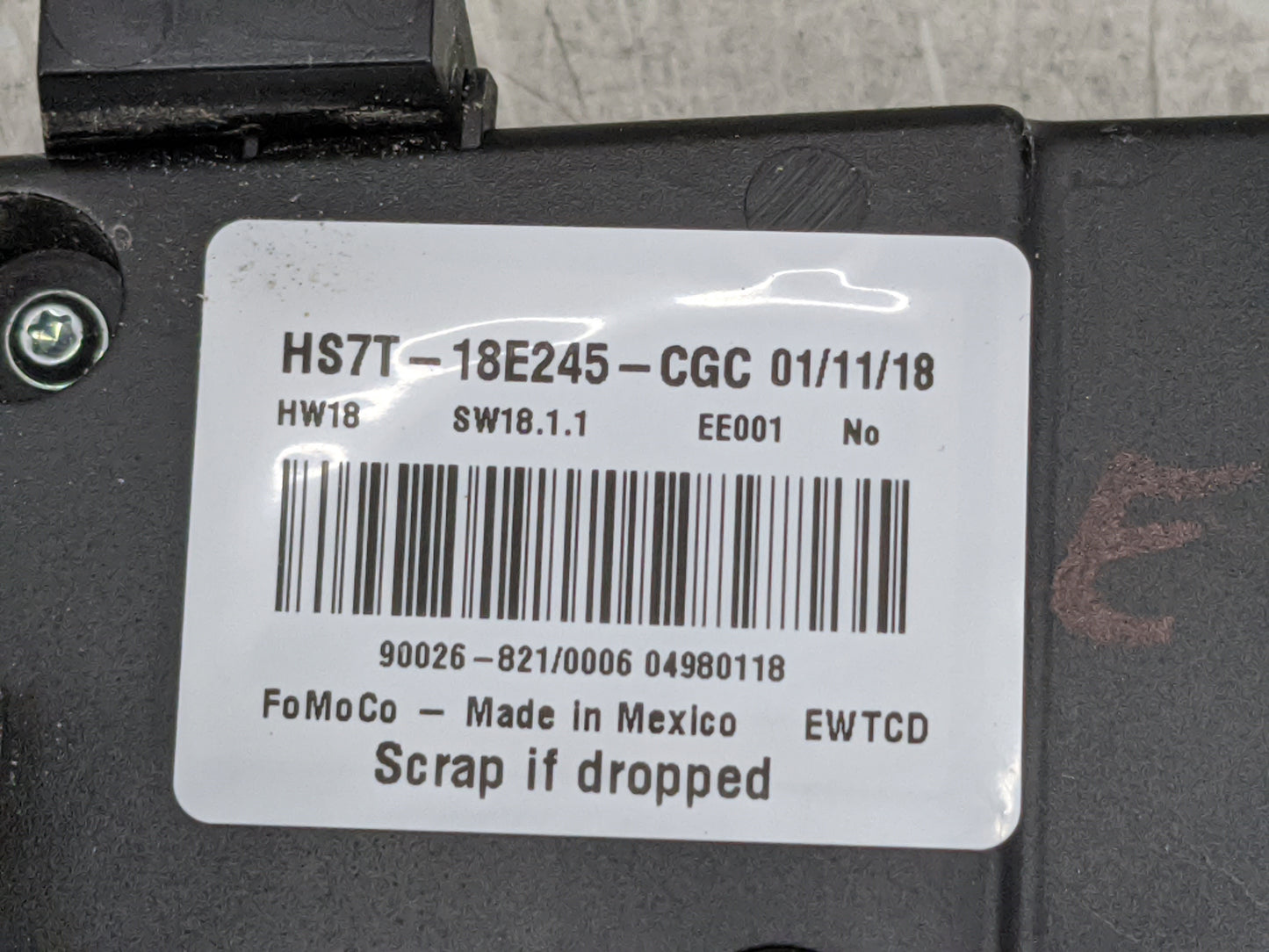 2019 Mini Cooper Countryman Climate Control Module Temperature AC/Heater Replacement P/N:HS7T-18E245-CGC Fits Fits 2017 2018