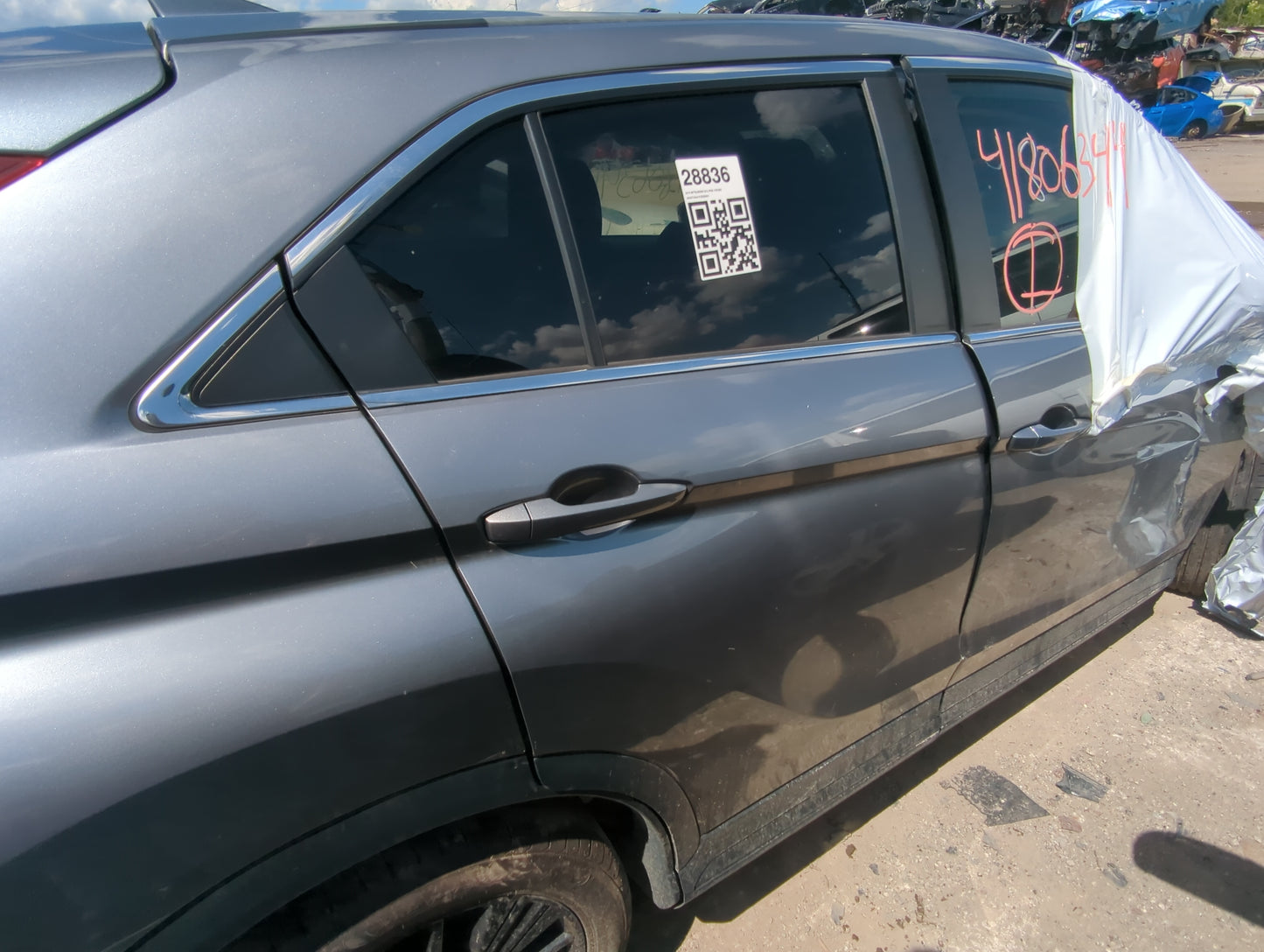 2018-2018 Mitsubishi Eclipse Cross Passenger Rear Door Oem - Oemusedautoparts1.com
