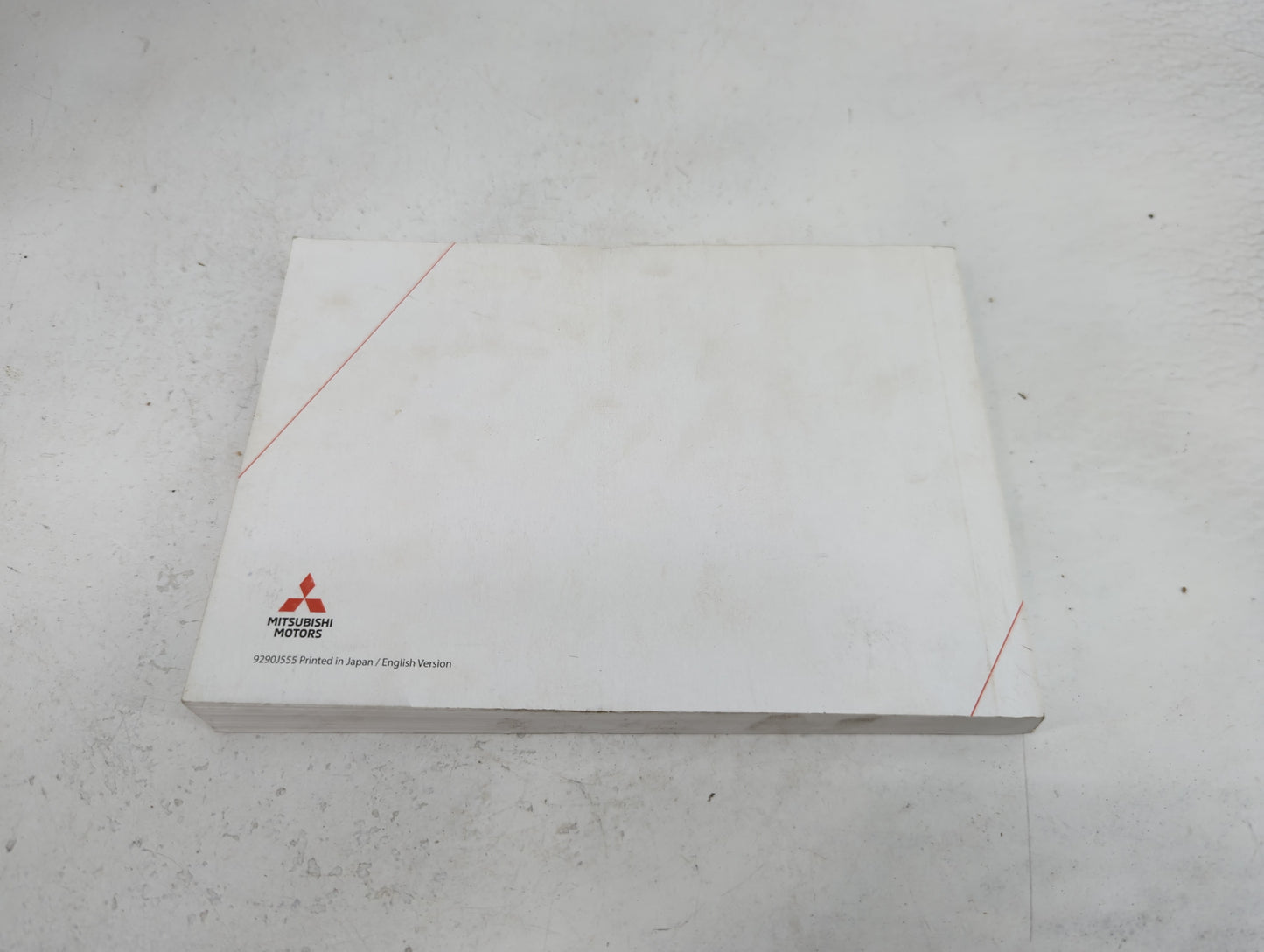 2019 Mitsubishi Eclipse Cross Owners Manual Book Guide P/N:9290J555 OEM Used Auto Parts - Oemusedautoparts1.com