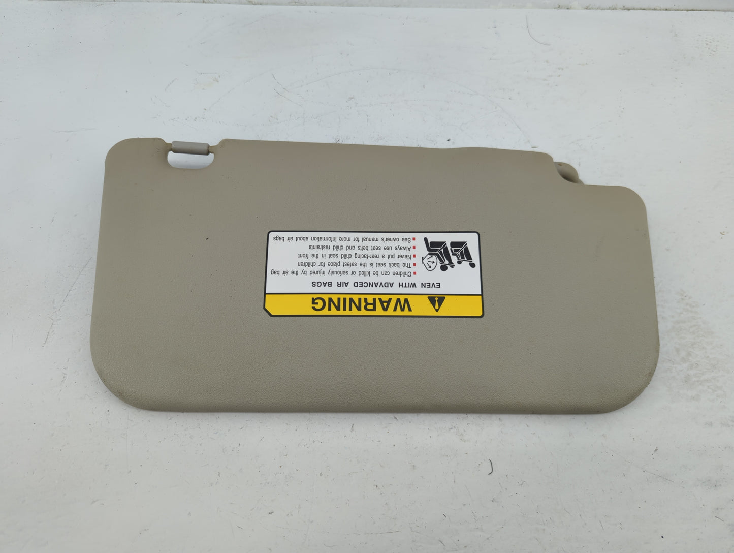 2014 Mitsubishi Mirage Sun Visor Shade Replacement Driver Left Mirror Fits OEM Used Auto Parts - Oemusedautoparts1.com
