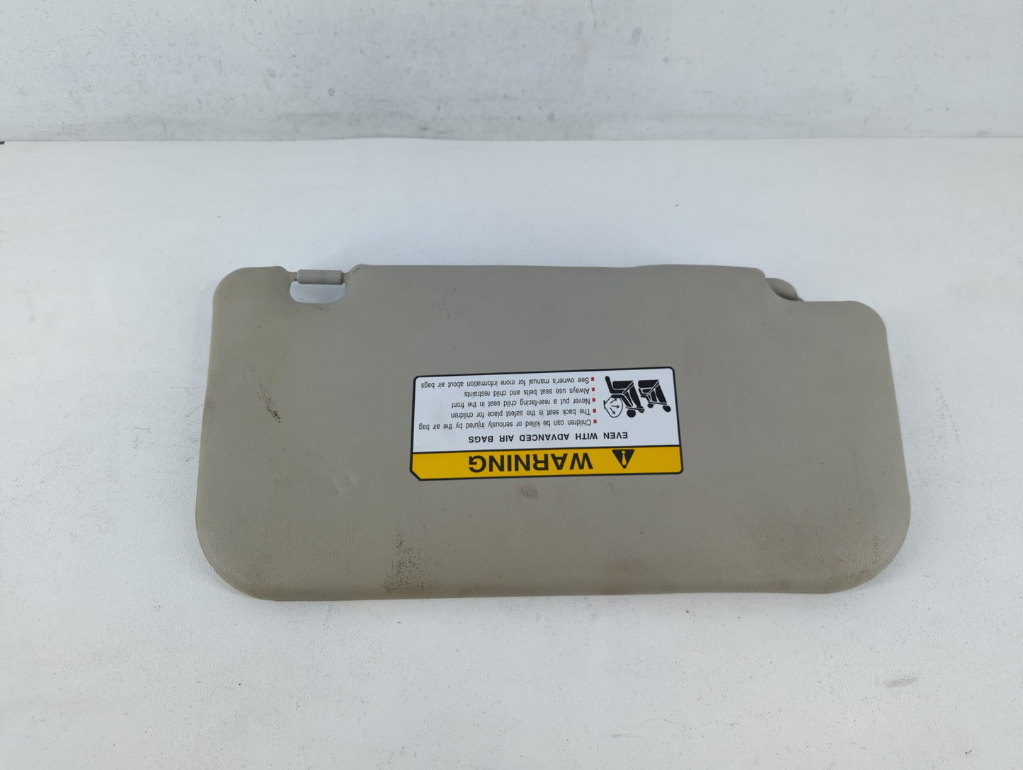 2014 Mitsubishi Mirage Sun Visor Shade Replacement Passenger Right Mirror Fits OEM Used Auto Parts - Oemusedautoparts1.com