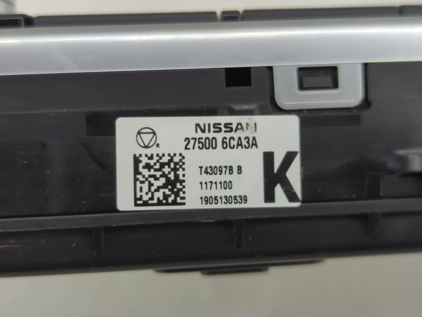 2019-2022 Nissan Altima Climate Control Module Temperature AC/Heater Replacement P/N:275006CA3A Fits Fits 2019 2020 2021 202