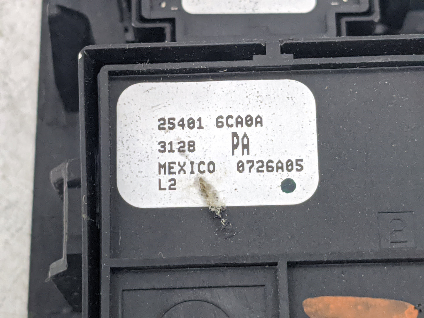 2019-2022 Nissan Altima Master Power Window Switch Replacement Driver Side Left P/N:25401 6CA0A Fits Fits 2019 2020 2021 202