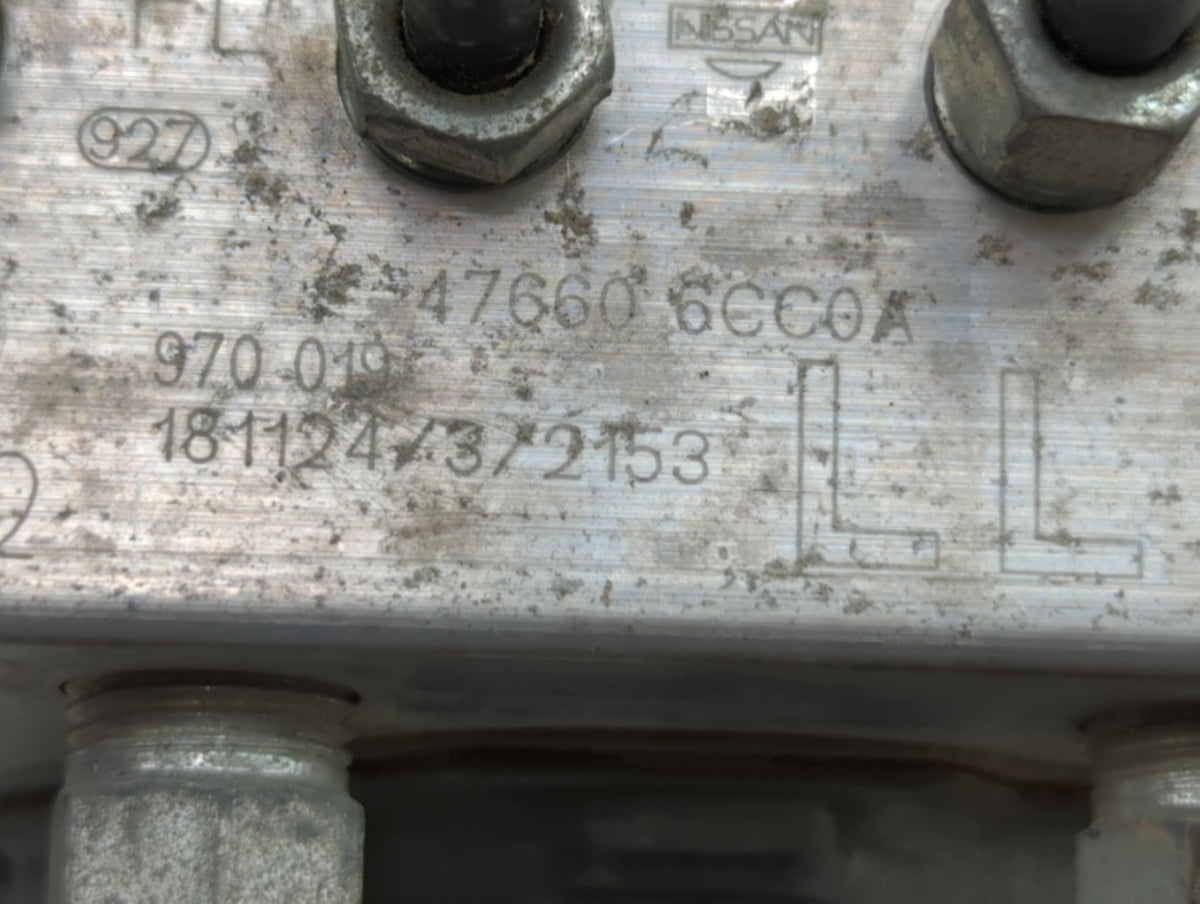 2019-2020 Nissan Altima Anti-Lock Brake ABS Pump Module Actuator OEM P/N:47660-6CD0A 47660 6CC0A Fits Fits 2019 2020 OEM Use