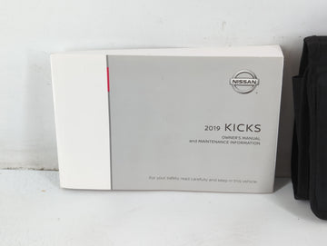2019 Nissan Kicks Owners Manual Book Guide P/N:OM19EM 0P15U1 OEM Used Auto Parts