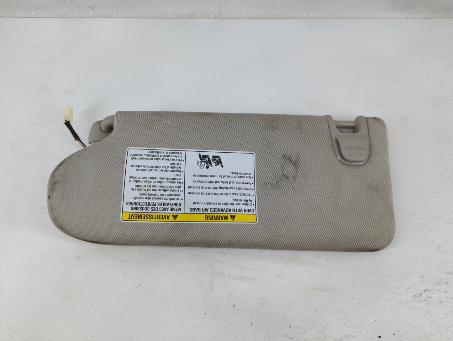 2019-2022 Nissan Murano Sun Visor Shade Replacement Passenger Right Mirror Fits Fits 2019 2020 2021 2022 OEM Used Auto Parts