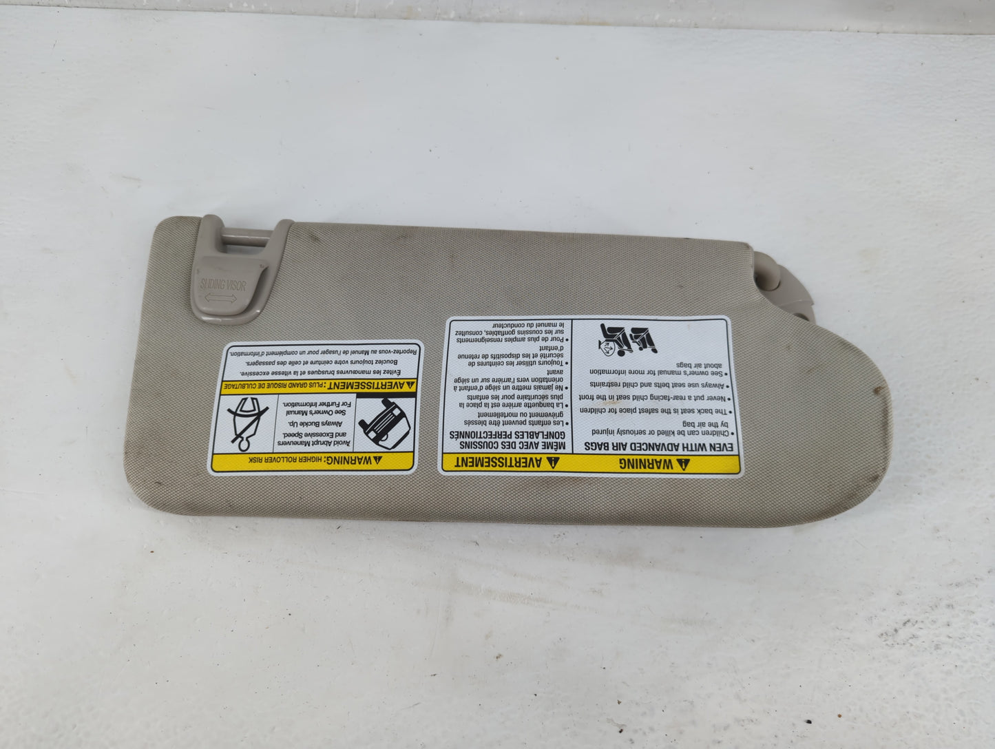 2019-2022 Nissan Murano Sun Visor Shade Replacement Driver Left Mirror Fits Fits 2019 2020 2021 2022 OEM Used Auto Parts - O