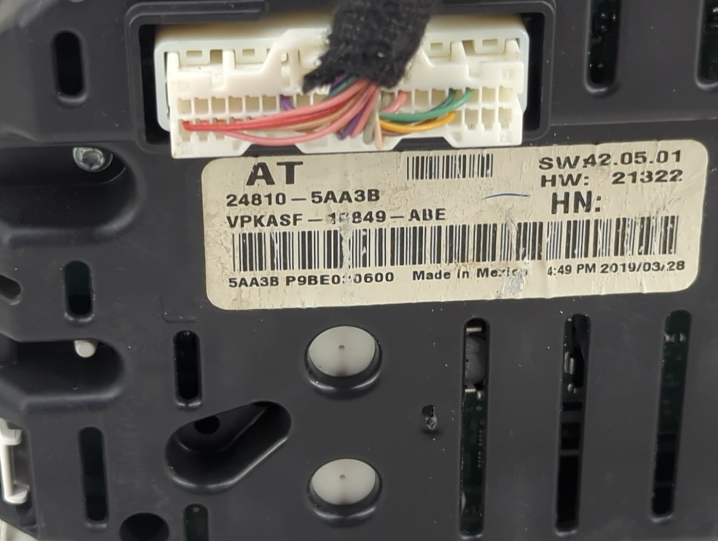 2019-2020 Nissan Murano Instrument Cluster Speedometer Gauges P/N:24810-5AA3B Fits Fits 2019 2020 OEM Used Auto Parts - Oemu