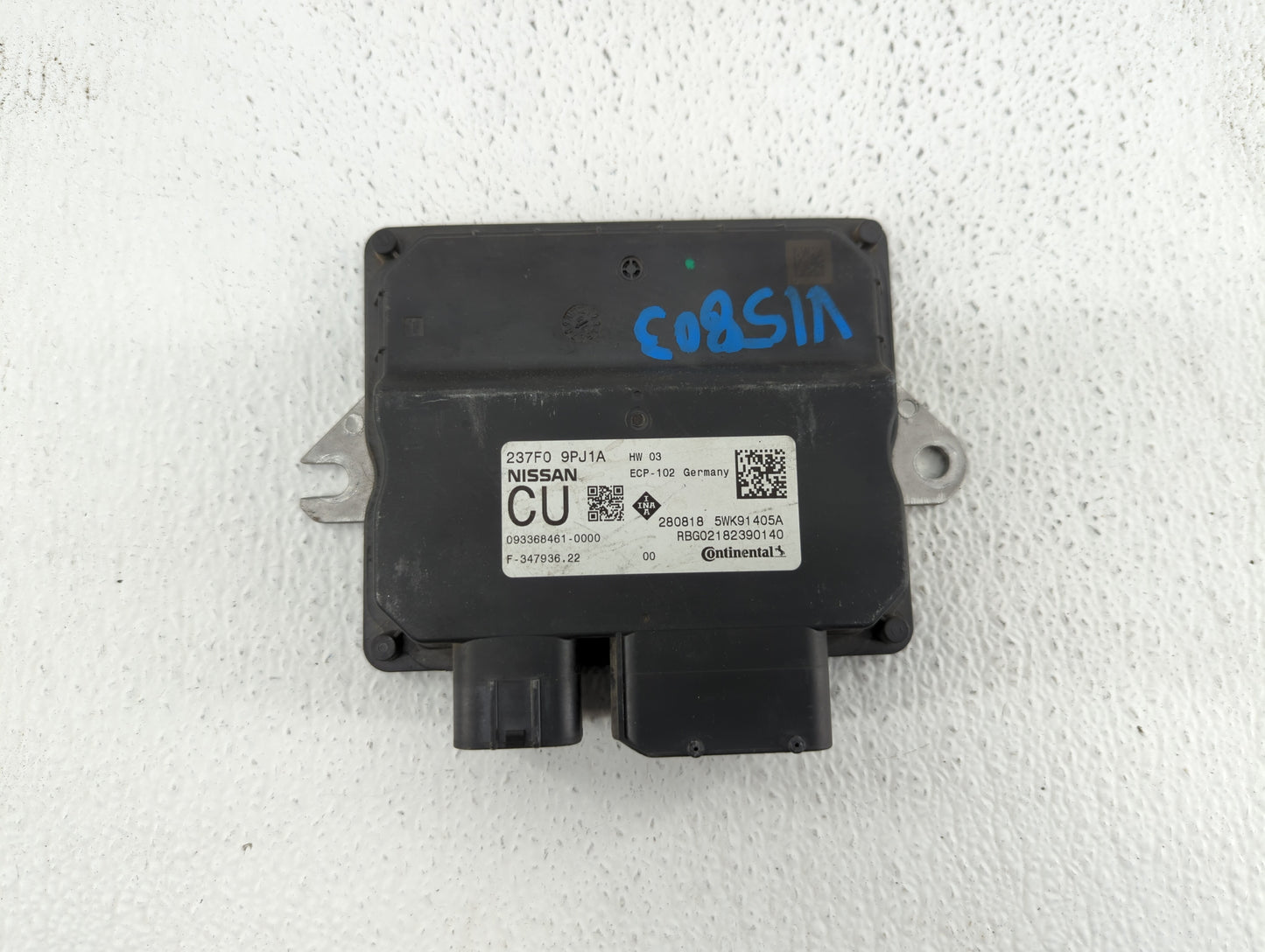 2018 Nissan Pathfinder PCM Engine Control Computer ECU ECM PCU OEM P/N:23750 9PJ1A 237F0 9PJ0A Fits OEM Used Auto Parts - Oe
