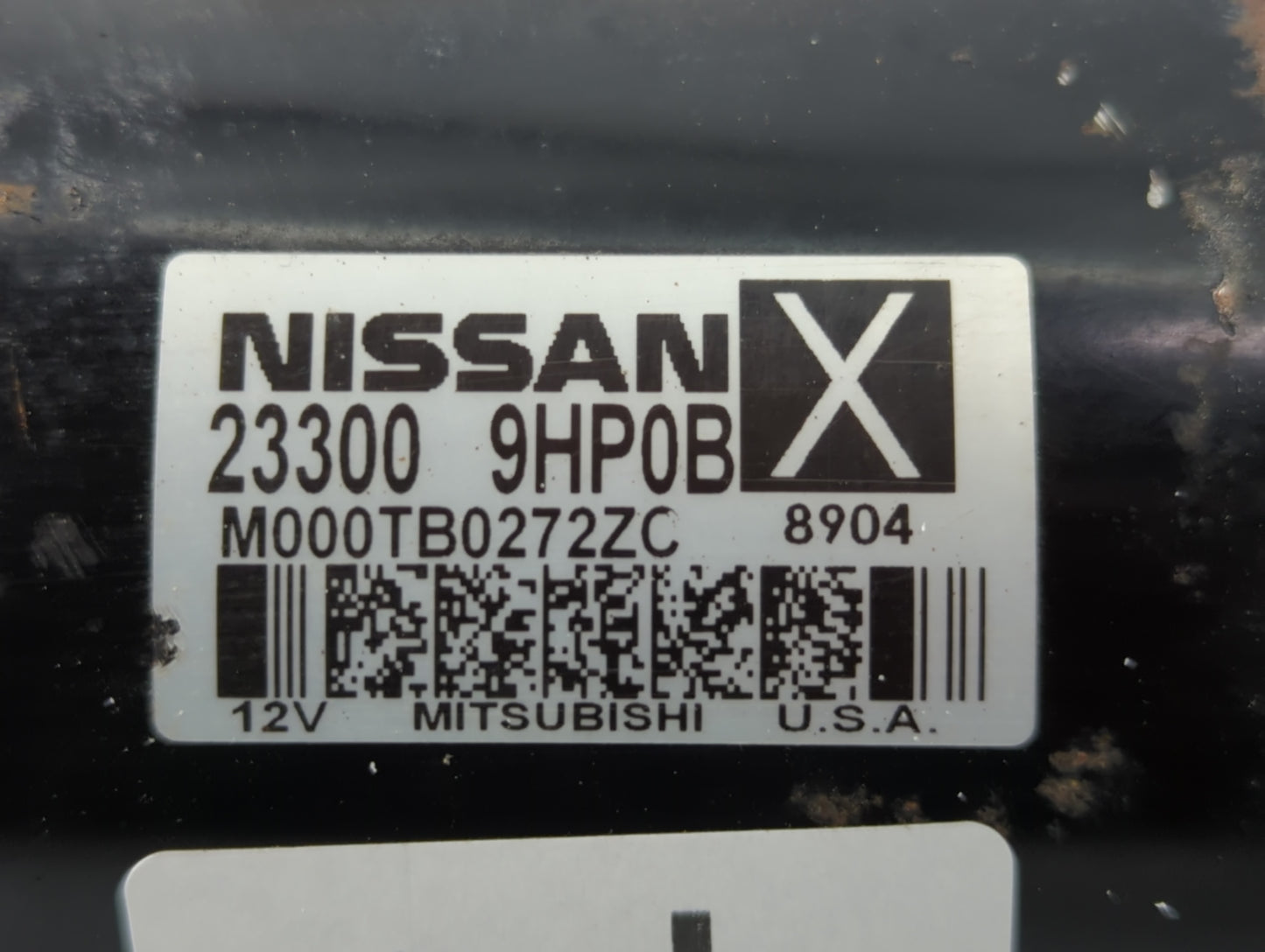 2015-2020 Nissan Pathfinder Car Starter Motor Solenoid OEM P/N:M000TB0272ZC 23300 9HP0B Fits OEM Used Auto Parts - Oemusedau