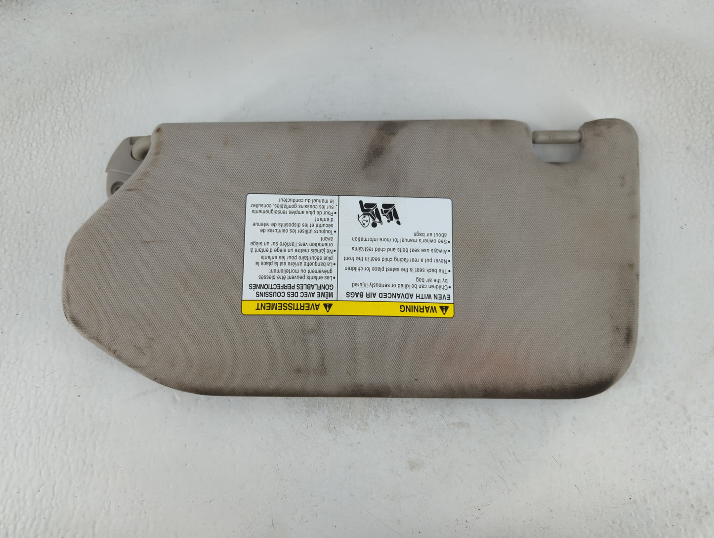 2019-2020 Nissan Pathfinder Sun Visor Shade Replacement Passenger Right Mirror Fits Fits 2019 2020 OEM Used Auto Parts - Oem