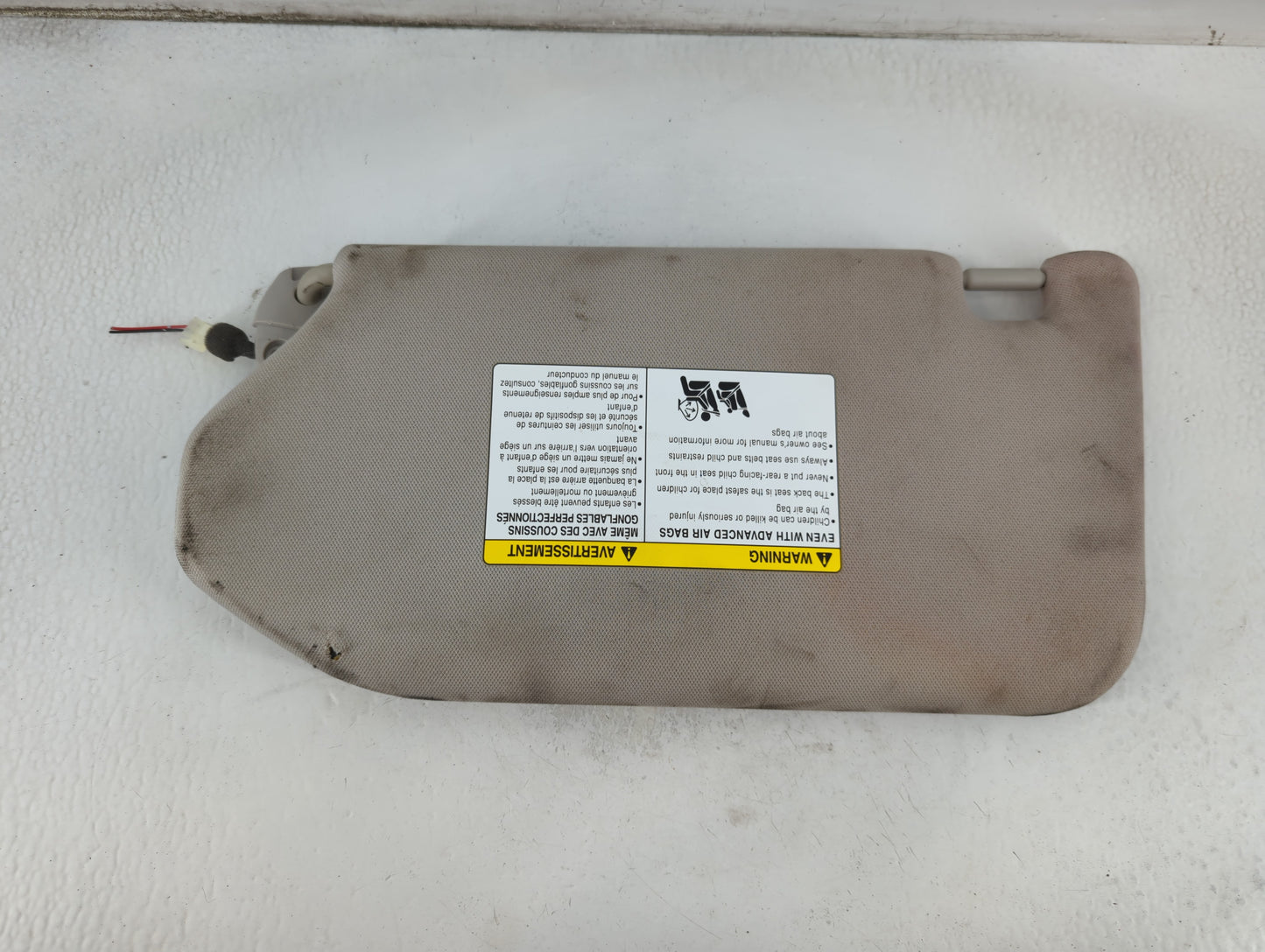 2019-2020 Nissan Pathfinder Sun Visor Shade Replacement Passenger Right Mirror Fits Fits 2019 2020 OEM Used Auto Parts - Oem