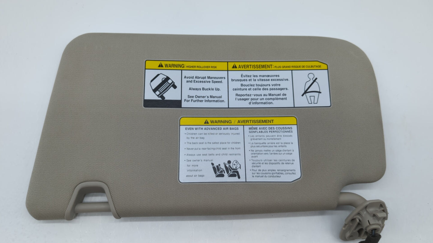 2018-2020 Nissan Rogue Sun Visor Shade Replacement Passenger Right Mirror Fits Fits 2018 2019 2020 OEM Used Auto Parts - Oem