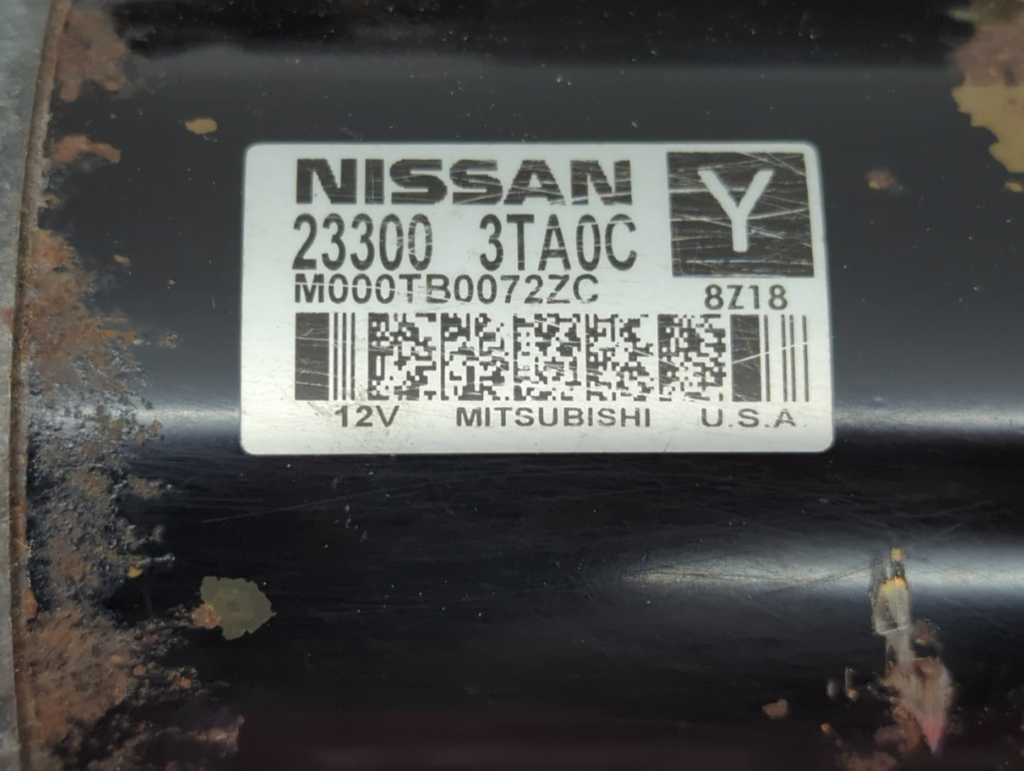 2015-2020 Nissan Rogue Car Starter Motor Solenoid OEM P/N:M000TB0072 23300 3TA0C Fits Fits 2015 2016 2017 2018 2019 2020 OEM