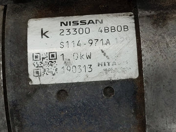 2017-2020 Nissan Rogue Sport Car Starter Motor Solenoid OEM P/N:23300 4BB0B Fits Fits 2017 2018 2019 2020 2021 OEM Used Auto Parts