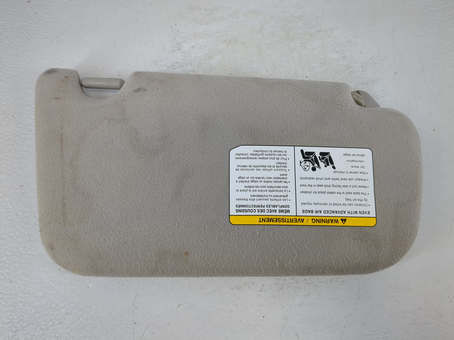 2013-2019 Nissan Sentra Sun Visor Shade Replacement Passenger Right Mirror Fits Fits 2012 2013 2014 2015 2016 2017 2018 2019
