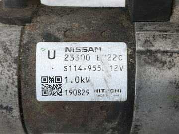 2013-2019 Nissan Sentra Car Starter Motor Solenoid OEM P/N:23300 EN22C Fits Fits 2013 2014 2015 2016 2017 2018 2019 2020 OEM Used Auto Parts
