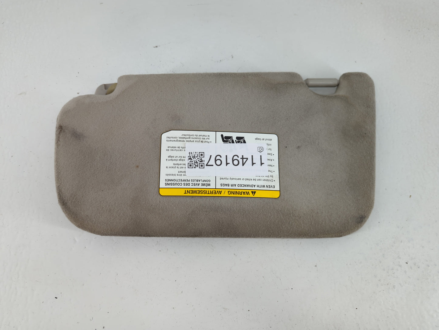 2013-2019 Nissan Sentra Sun Visor Shade Replacement Passenger Right Mirror Fits Fits 2012 2013 2014 2015 2016 2017 2018 2019